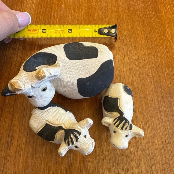 Artisania rinconada figurine Cow Family 3 Pieces Retired - Picture 5 of 9